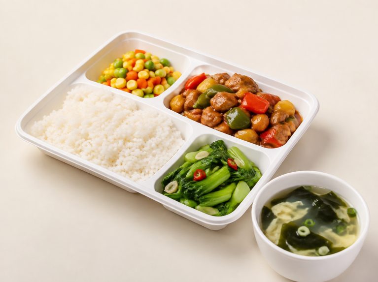 义乌企业盒饭与商务用餐配送